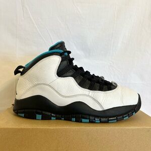 Jordan 10 Retro Powder Blue size 9 310805-106 2014 PRE-OWNED